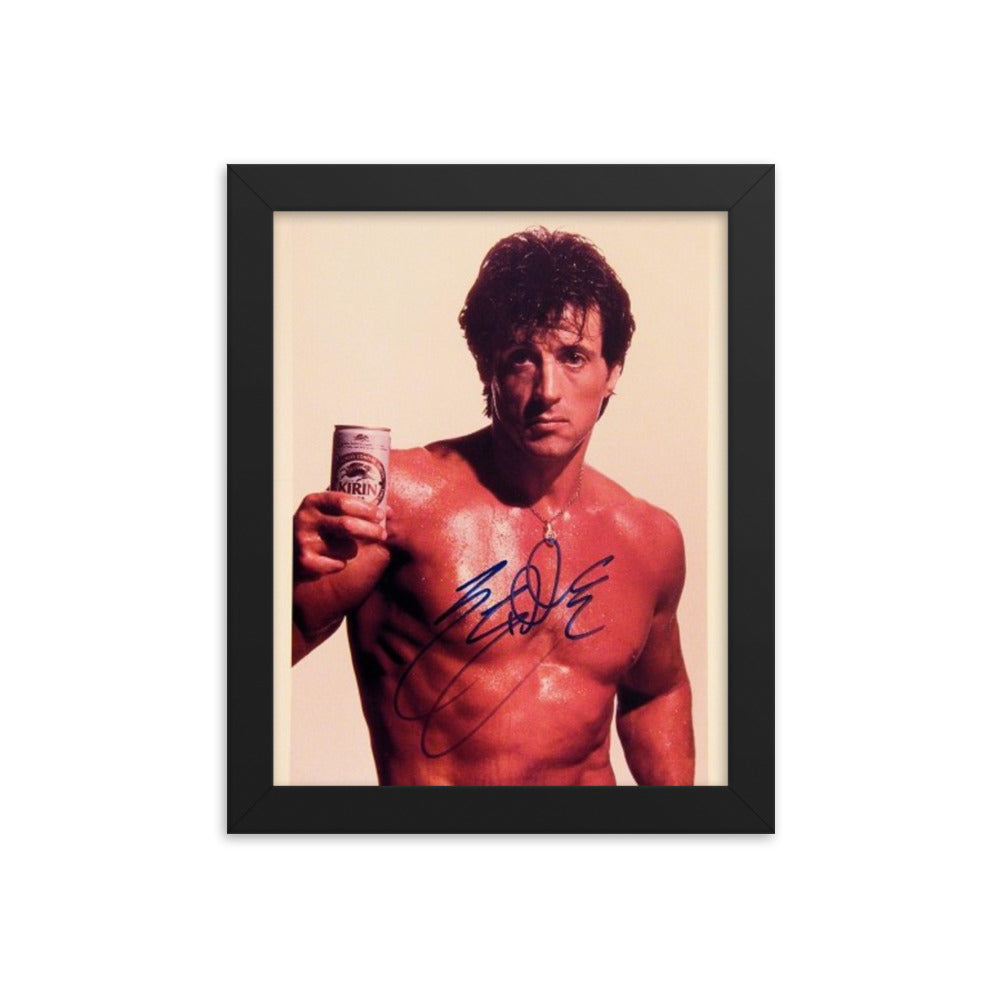 Sylvester Stallone signed movie photo Reprint
