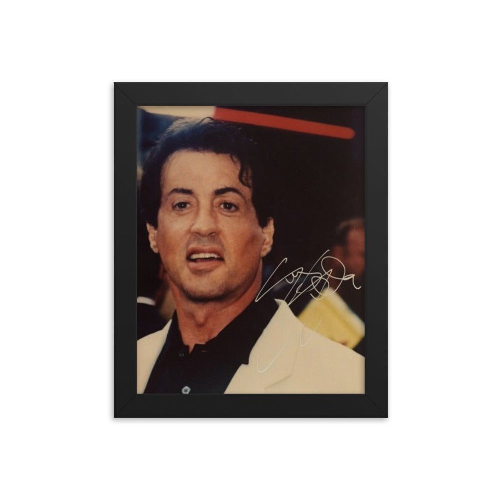 Sylvester Stallone signed portrait photo Reprint