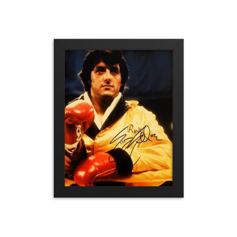 Sylvester Stallone signed movie photo Reprint