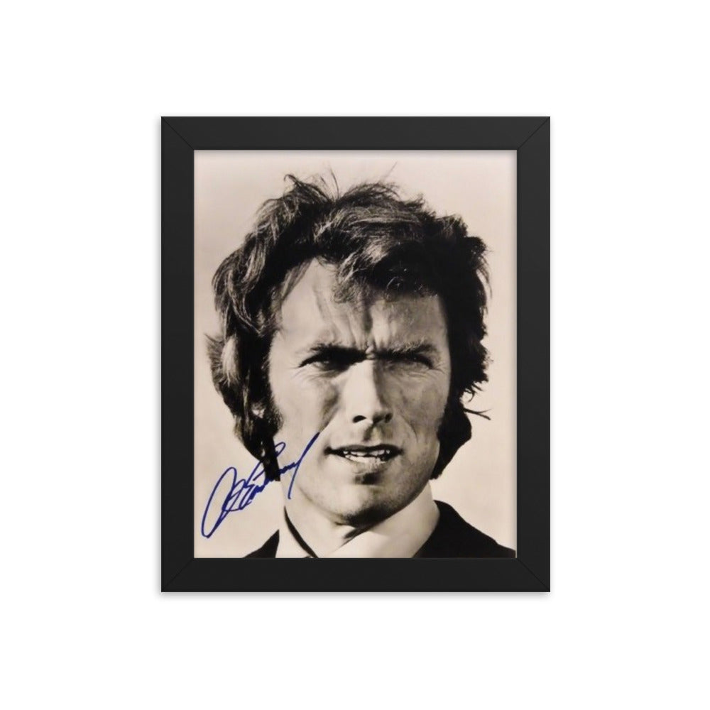 Clint Eastwood signed portrait photo