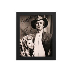 Buddy Ebsen and Donna Douglas signed promo photo