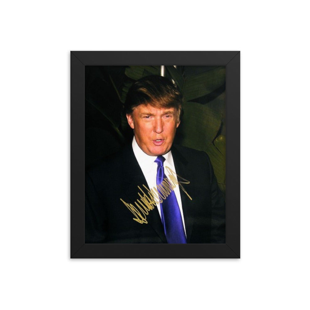 Donald Trump signed photo Reprint