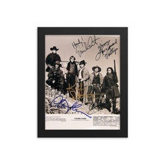 Young Guns cast signed photo Reprint