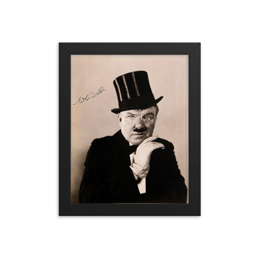 W. C. Fields signed portrait photo Reprint