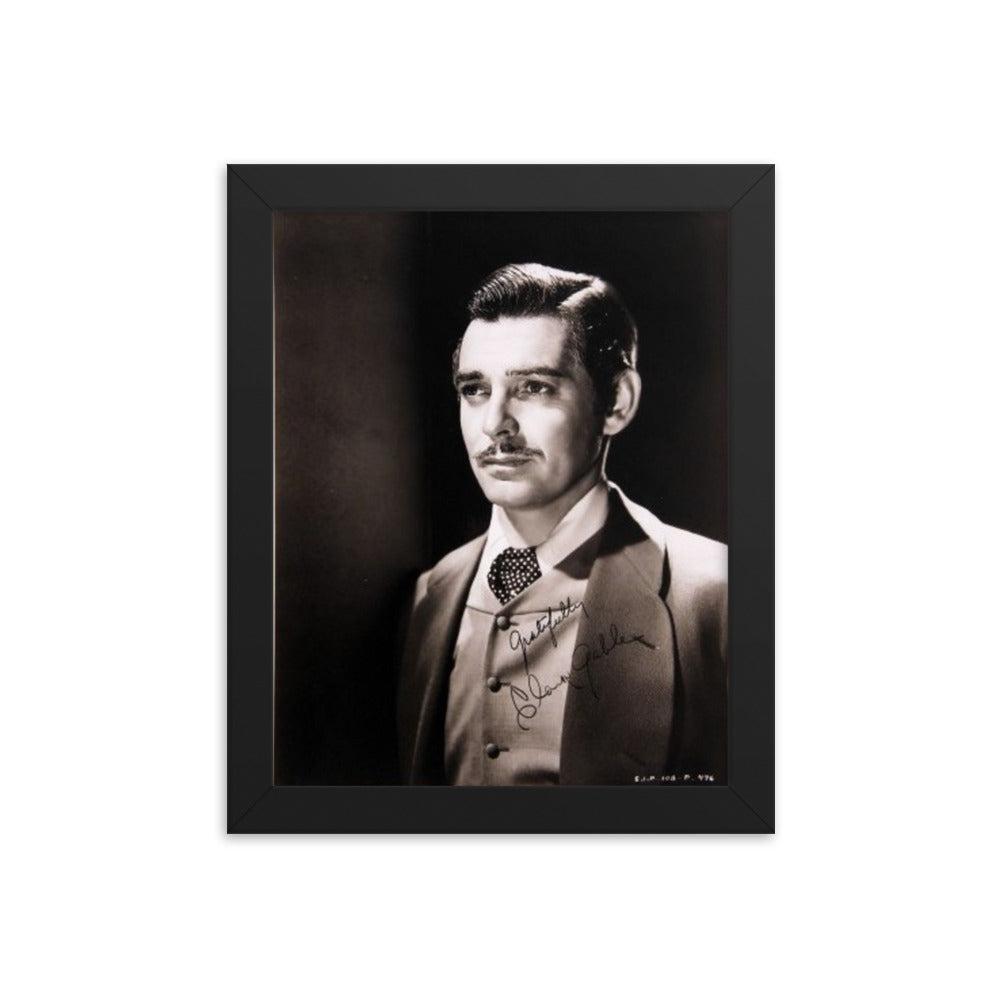 Clark Gable signed portrait photo Reprint