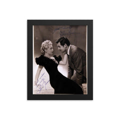 Clark Gable and Lana Turner signed portrait photo Reprint