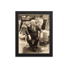 Alfred Hitchcock signed portrait photo Reprint