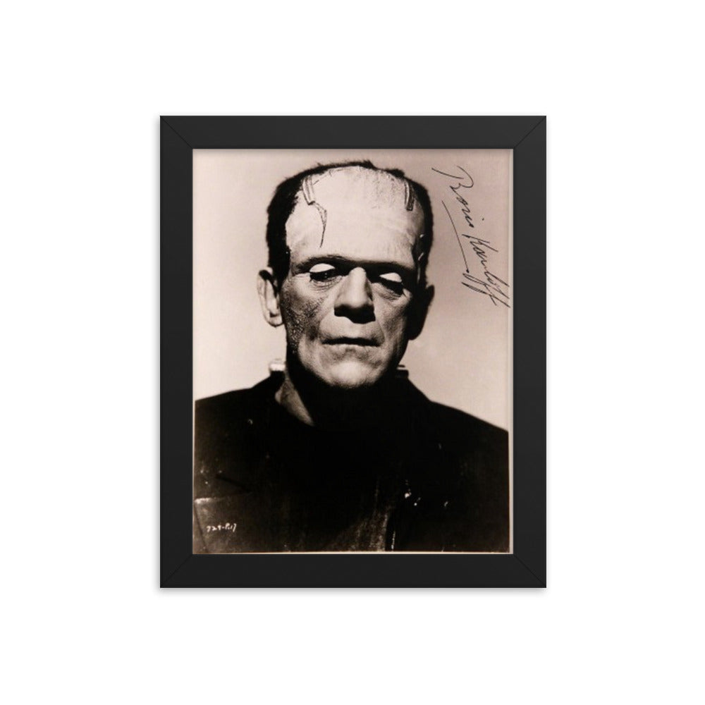 Boris Karloff signed portrait photo Reprint