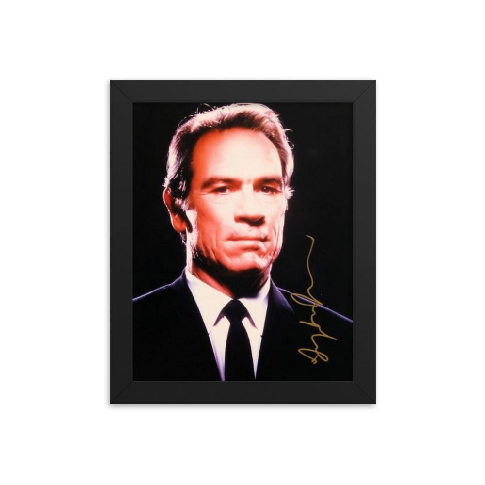 Tommy Lee Jones signed portrait photo