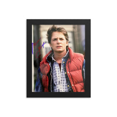 Back to the Future Michael J. Fox signed photo Reprint