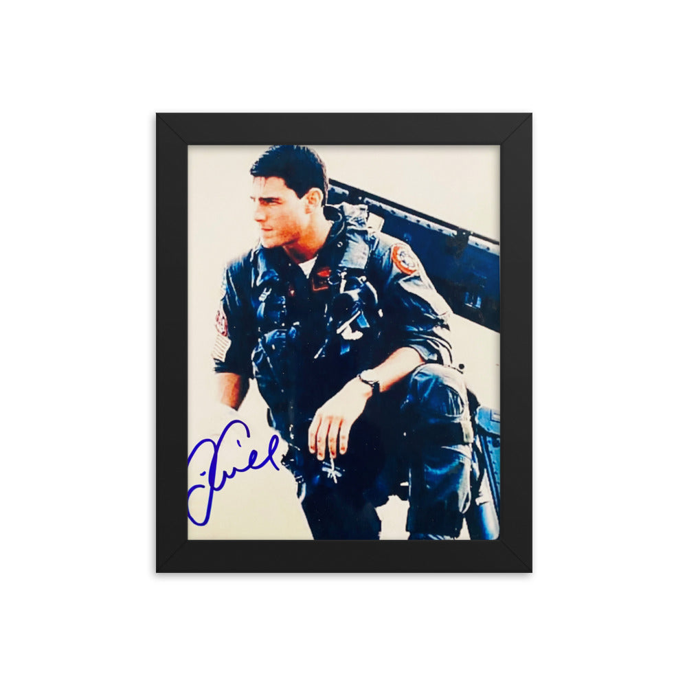 Top Gun Tom Cruise signed movie photo Reprint