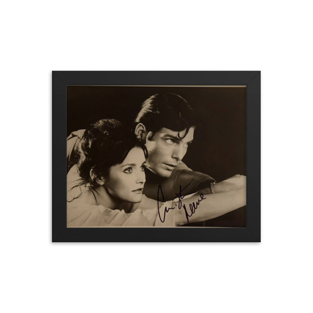 Christopher Reeve signed Superman movie photo Reprint