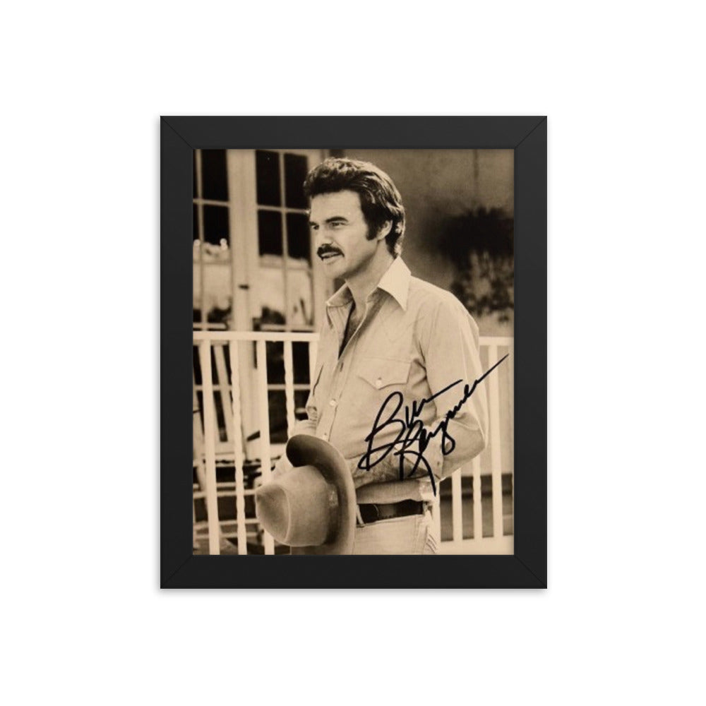 Burt Reynolds signed Smokey and The Bandit movie photo Reprint
