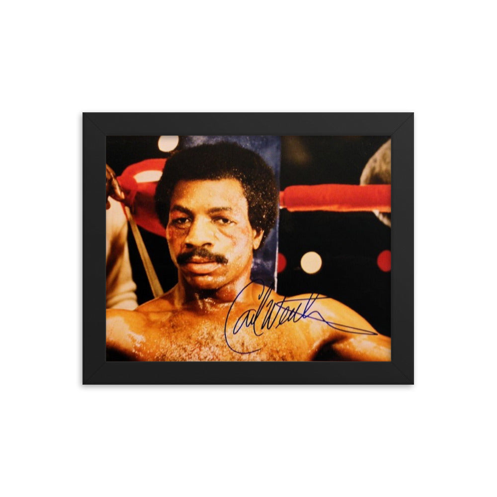 Carl Weathers signed movie still photo Reprint