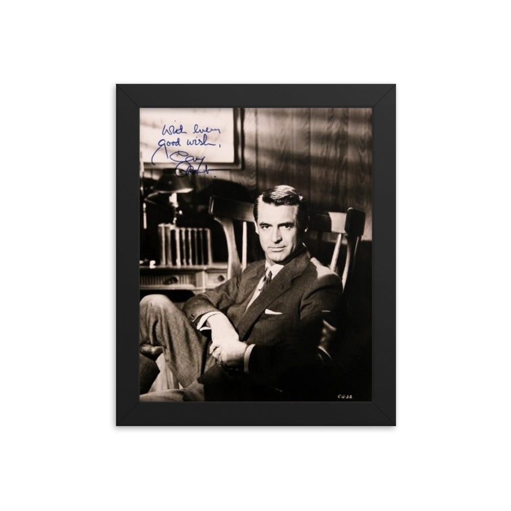 Cary Grant signed portrait photo Reprint