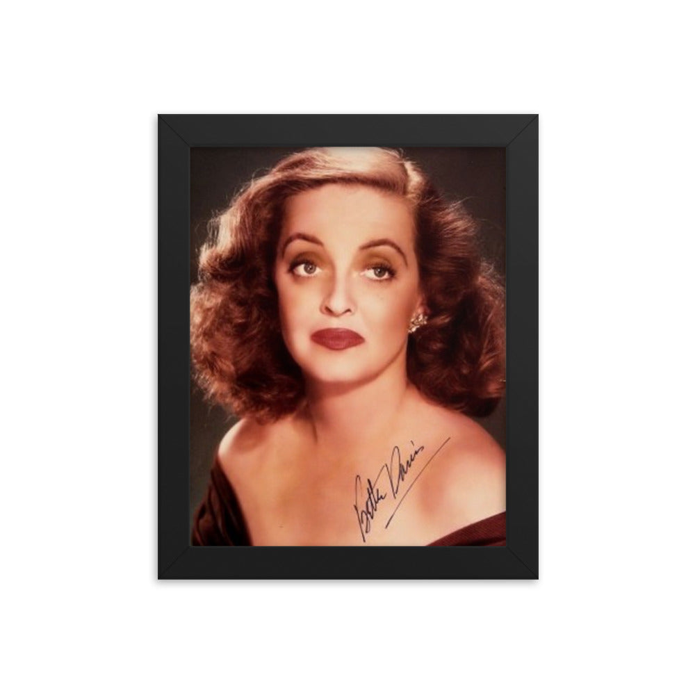 Bette Davis signed portrait photo Reprint