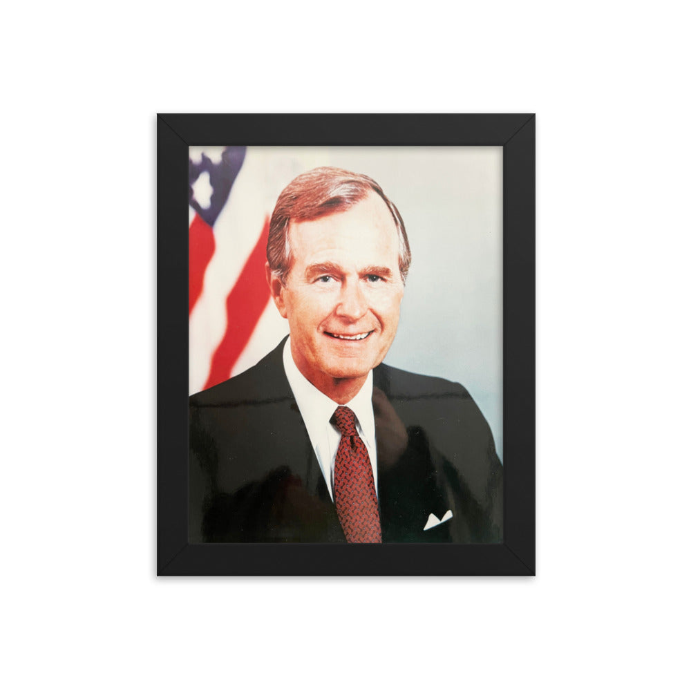 George H. W. Bush photo Reprint