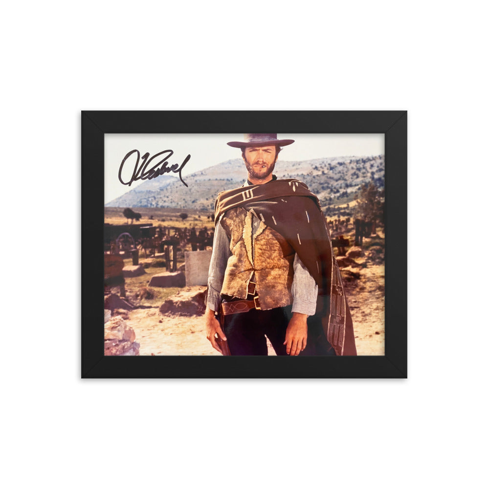 Clint Eastwood signed movie photo Reprint