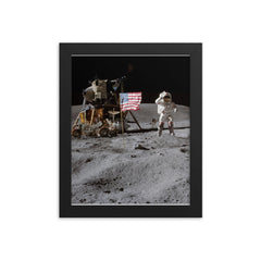 Man on the Moon limited edition print Reprint