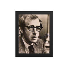 Woody Allen signed portrait photo