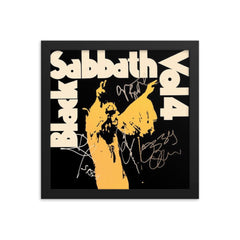 Black Sabbath signed "Volume 4" album Cover Reprint