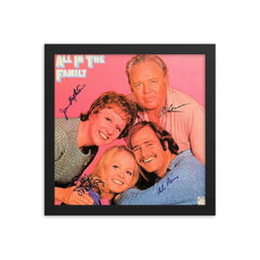 All In The Family signed "1st Album" Cover Reprint