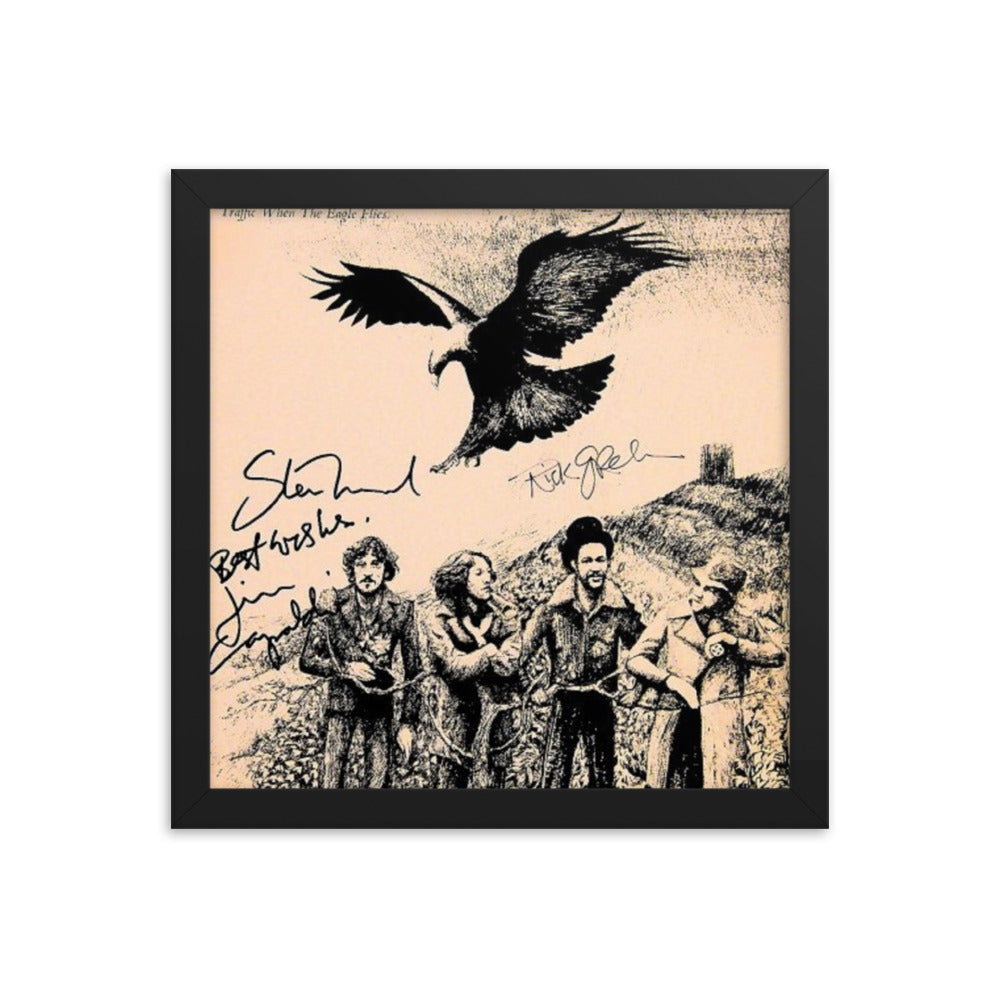 Traffic signed "When The Eagle Flies" album Reprint