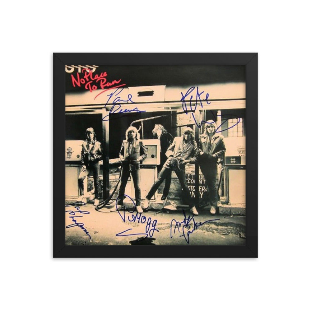 UFO signed No Place To Run album Reprint