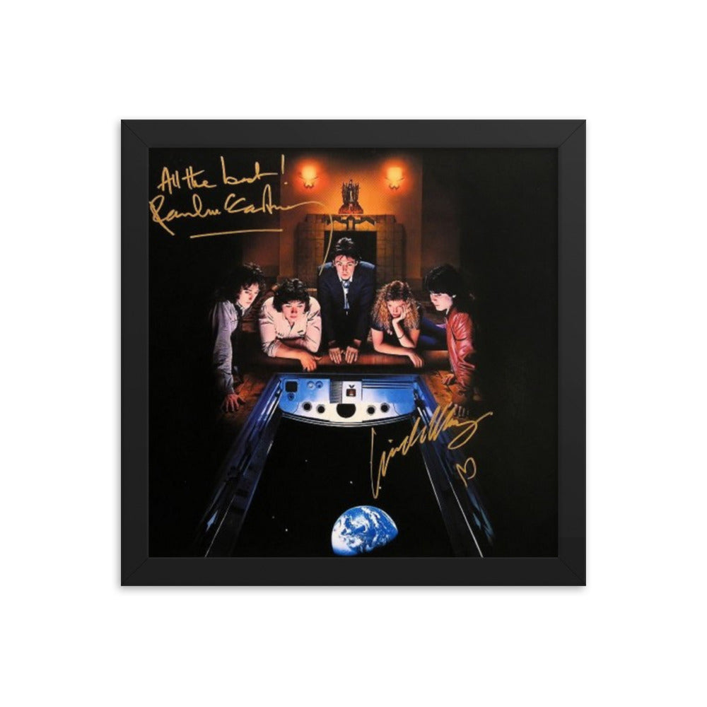 Wings signed "Back To The Egg" album Reprint