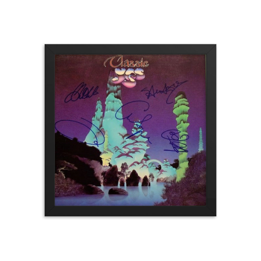 Yes signed "Classic Yes" album Reprint