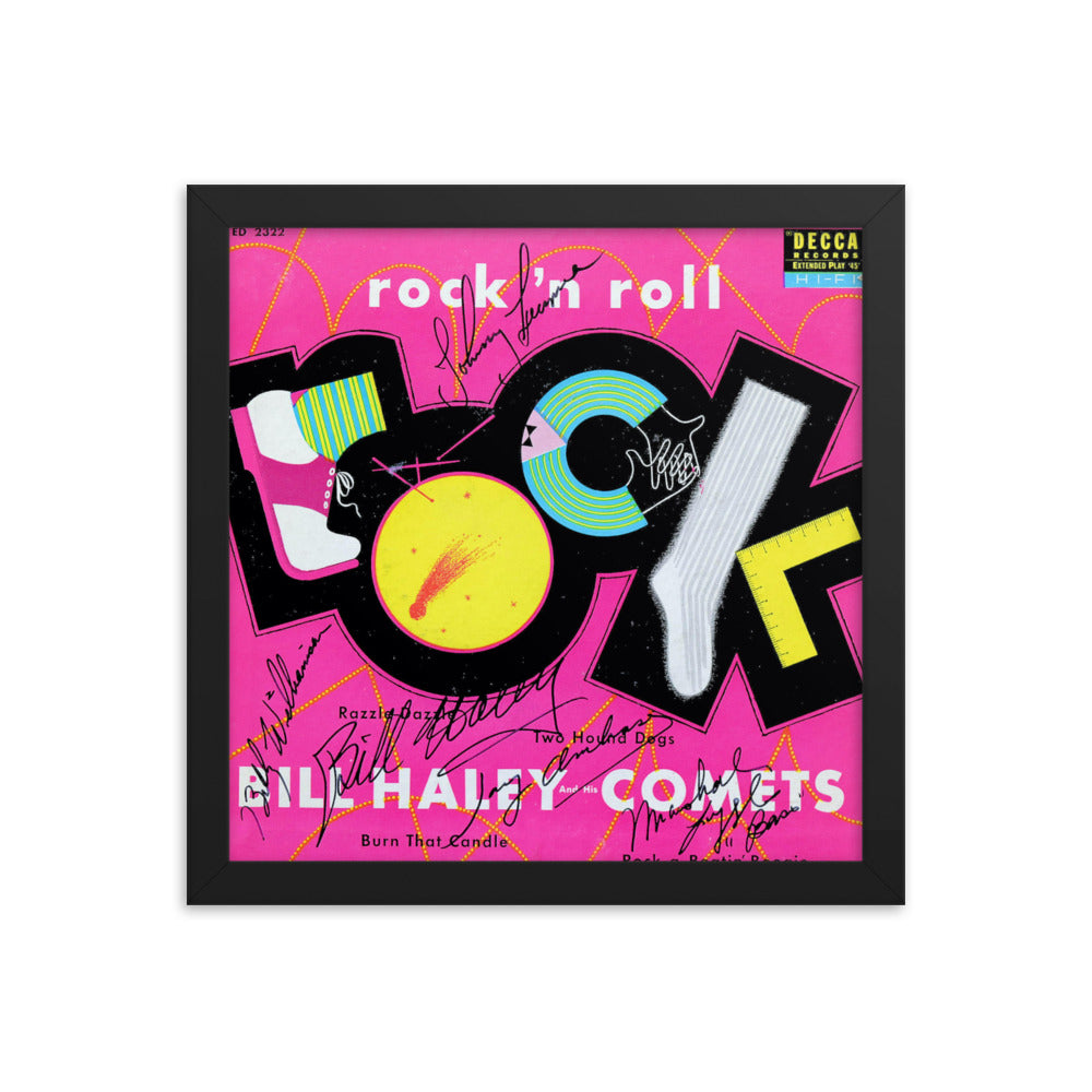 Bill Haley Rock ‘N’ Roll signed album Reprint