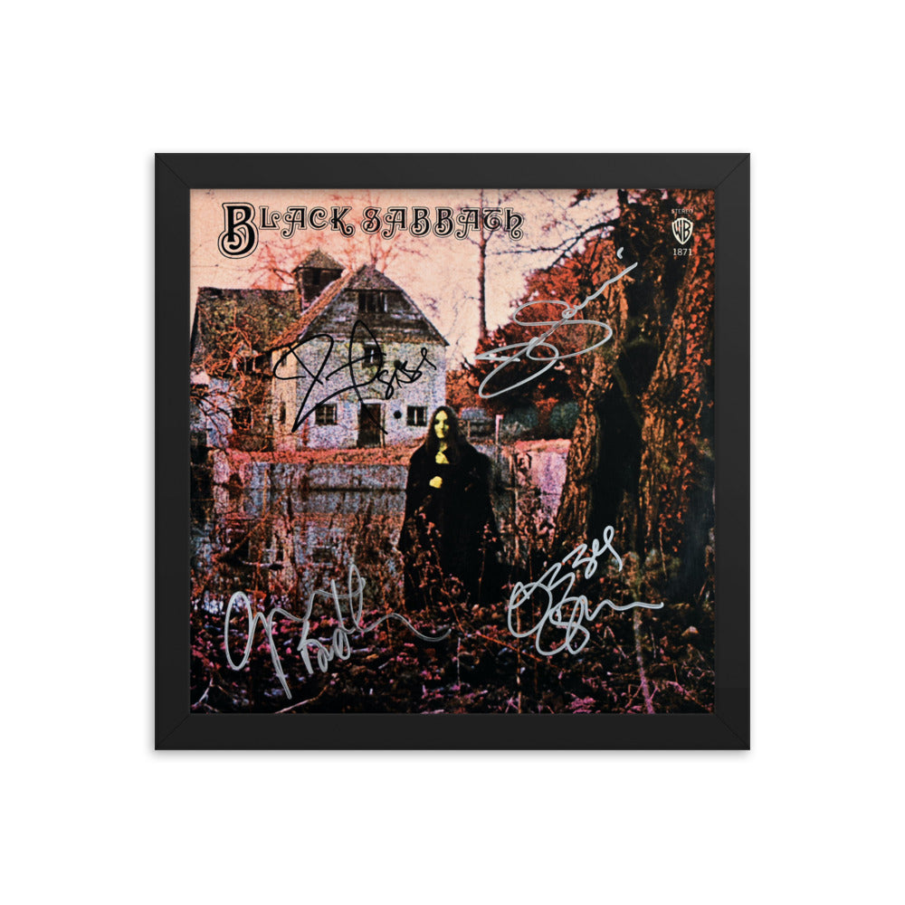 Black Sabbath signed Debut album Reprint