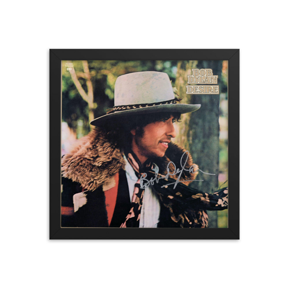 Bob Dylan Desire signed album Reprint