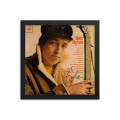 Bob Dylan signed Debut album Reprint