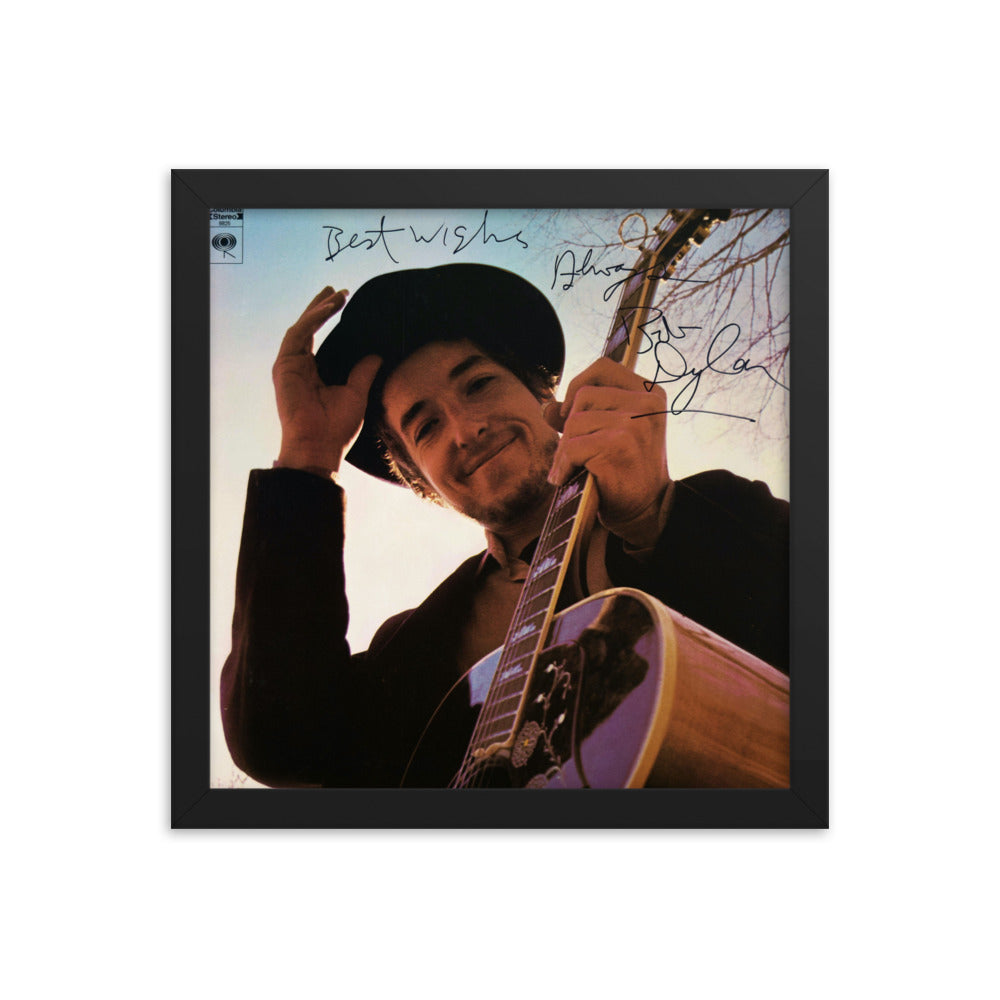 Bob Dylan Nashville Skyline signed album Reprint
