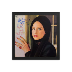 Barbra Streisand signed The Way We Were album Reprint