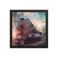 Blue Oyster Cult signed On Your Feet Or On Your Knees album Reprint