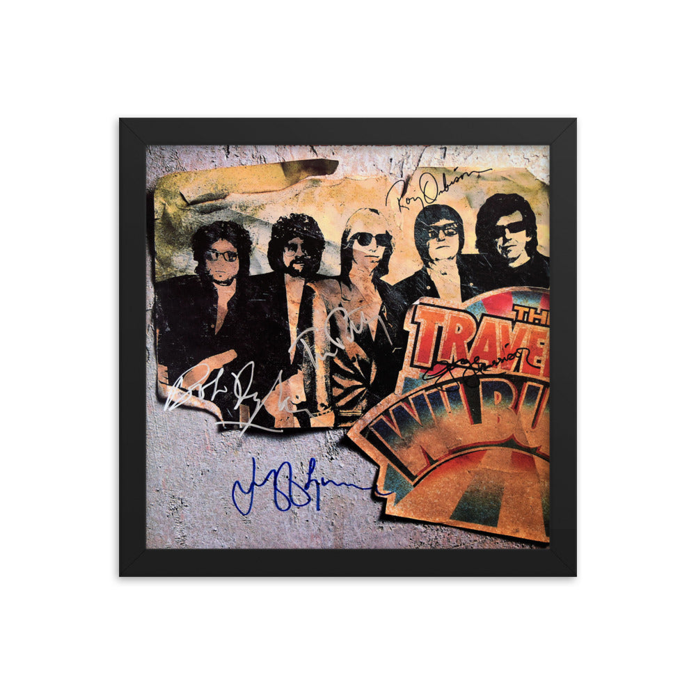 Traveling Wilburys signed Volume One album Reprint