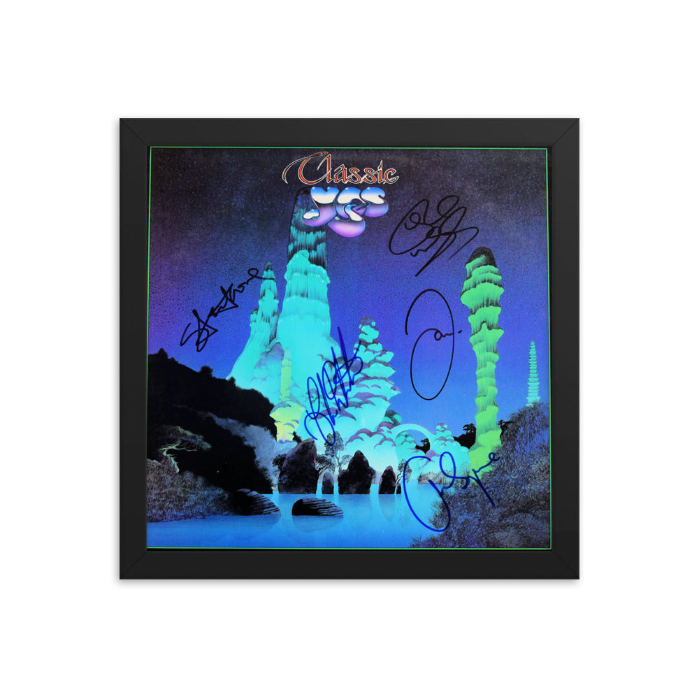 Yes signed Classic Yes album Reprint
