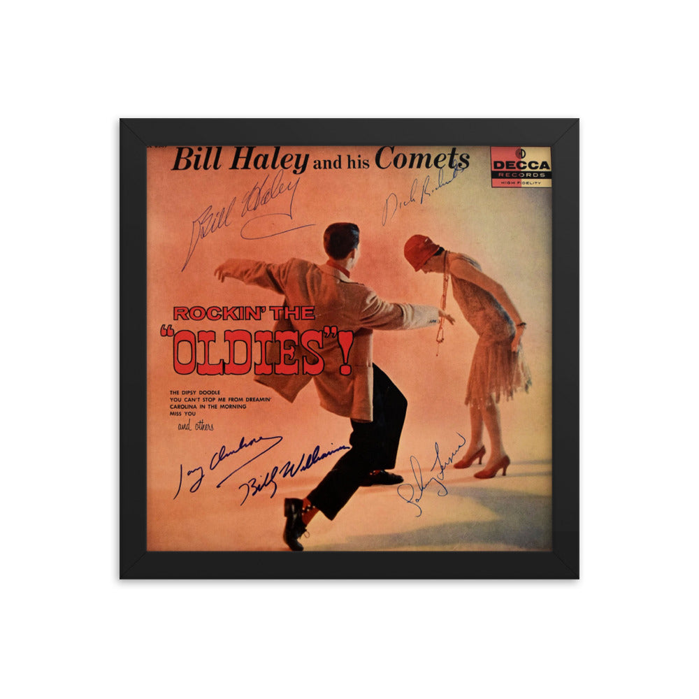 Bill Haley Rockin’ The Oldies! signed album Reprint