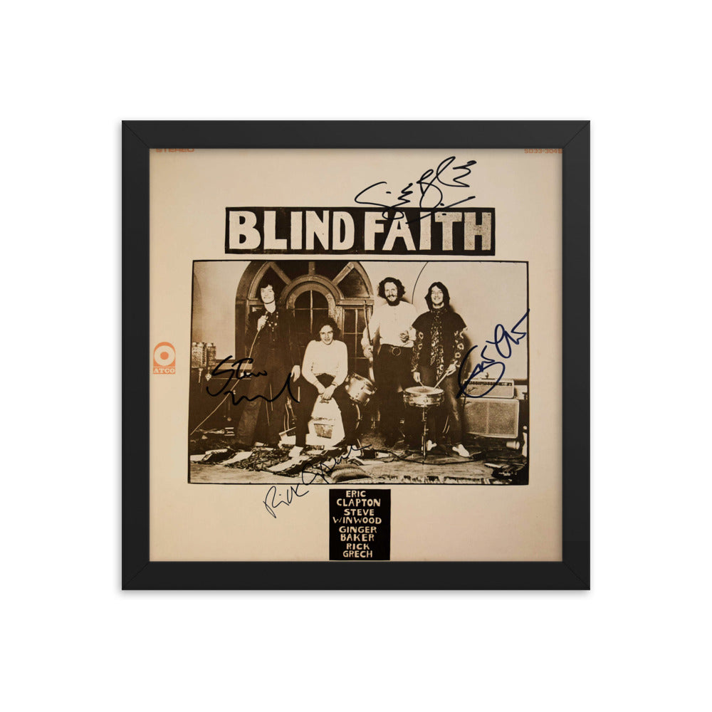 Blind Faith signed 1969 Debut Album Reprint