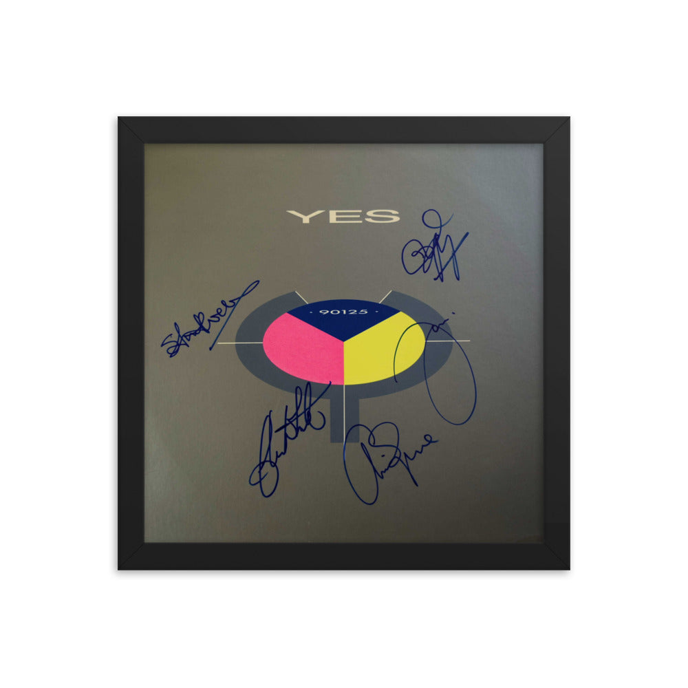 Yes signed 90125 album Reprint