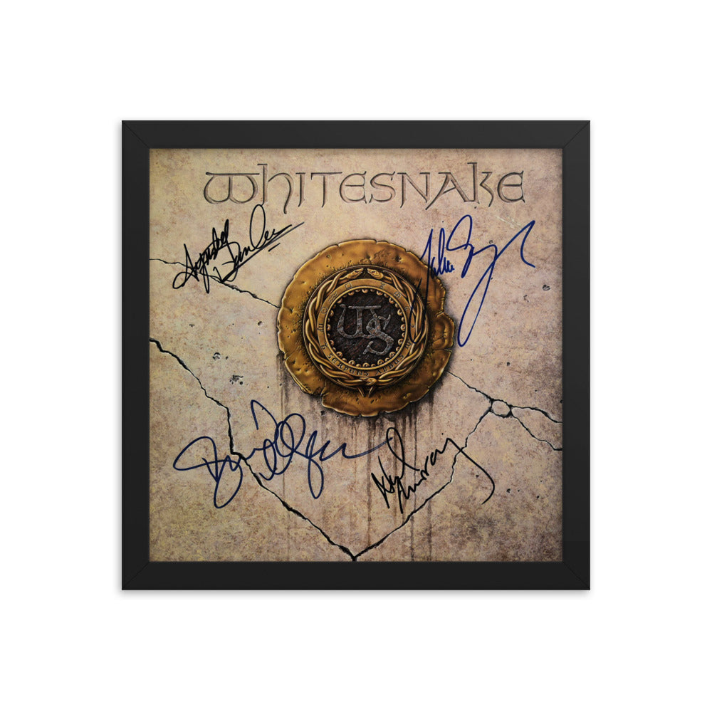 Whitesnake signed self-titled album Reprint