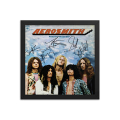Aerosmith Debut signed album Reprint