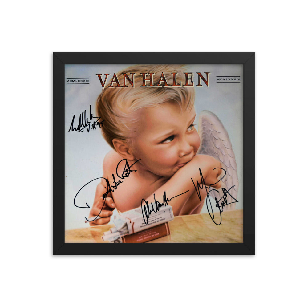 Van Halen signed 1984 album Reprint