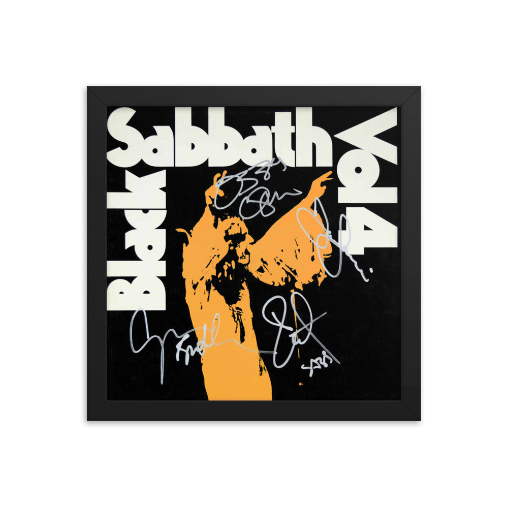 Black Sabbath signed Volume 4 album Reprint