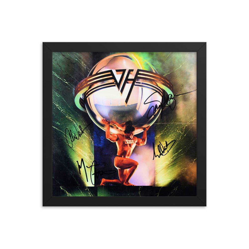Van Halen signed 5150 album Reprint