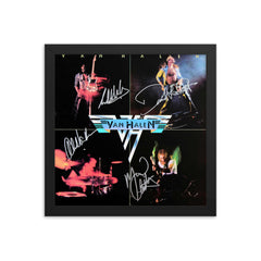 Van Halen signed debut album Reprint