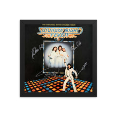 Bee Gees signed Saturday Night Fever album Reprint
