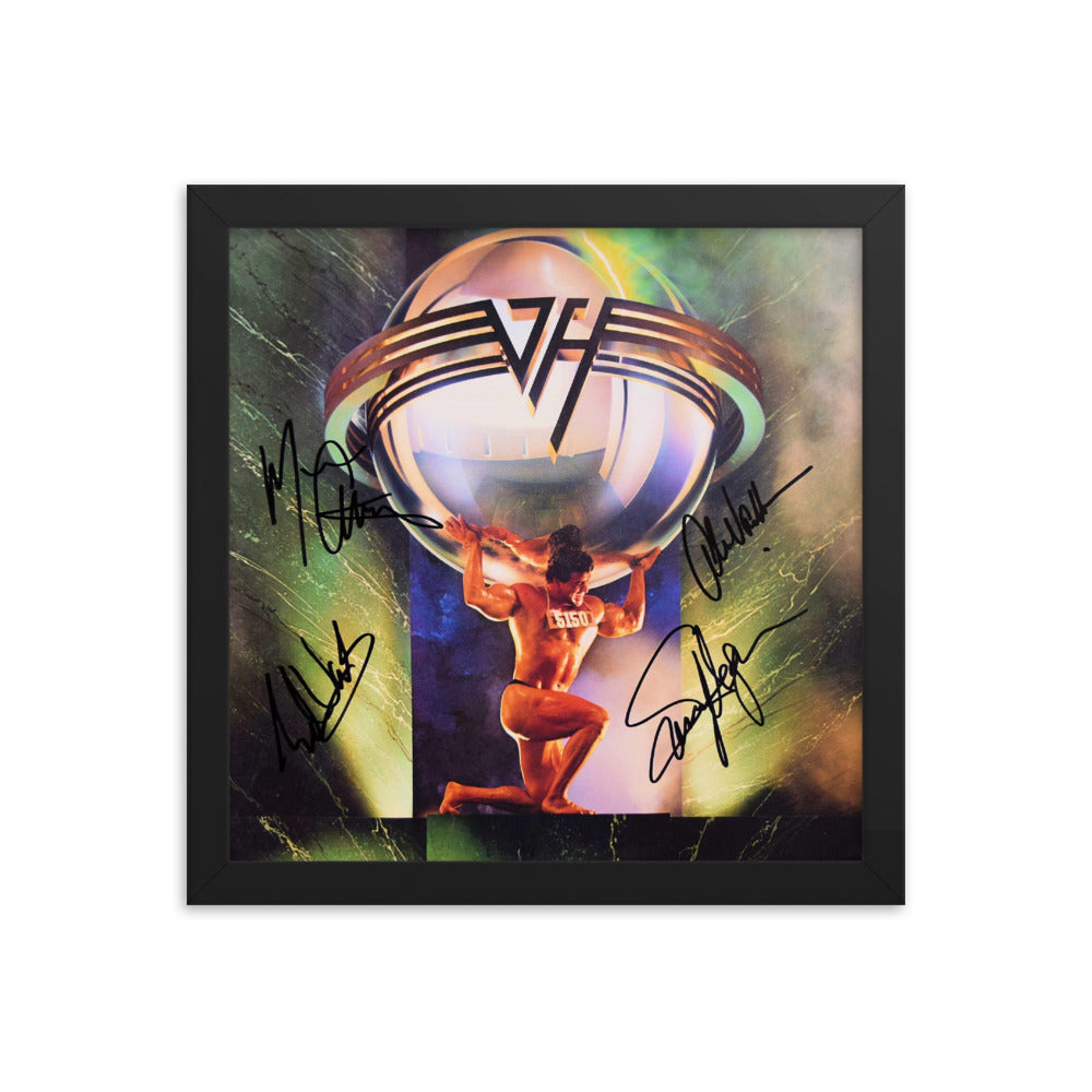 Van Halen signed 5150 album Reprint